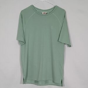 NWT Avalanche Granite Green Twill Knit Raglan Crew Tee W/ Dtm  Men Size Med